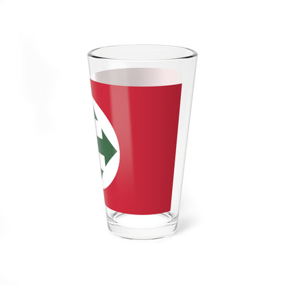 Flag of the Arrow Cross Party 1937 to 1942 (Hungary) Pint Glass 16oz