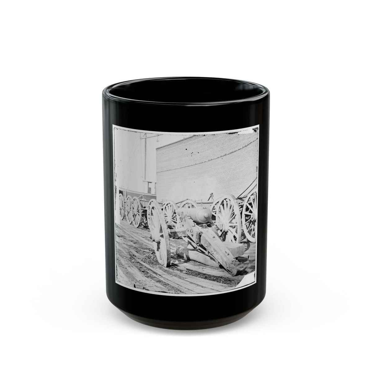 Unknown Location. Parrott Gun (U.S. Civil War) Black Coffee Mug