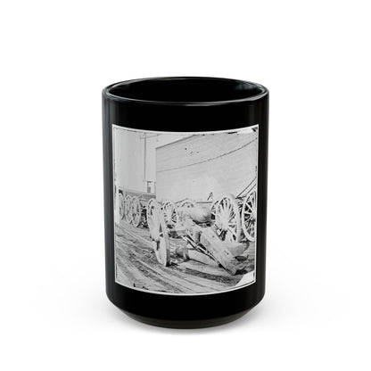 Unknown Location. Parrott Gun (U.S. Civil War) Black Coffee Mug