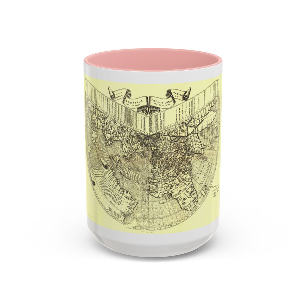 World Map - Ruysch (1508) (Map) Accent Coffee Mug