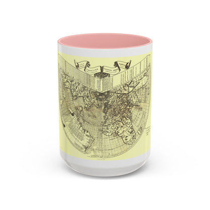 World Map - Ruysch (1508) (Map) Accent Coffee Mug