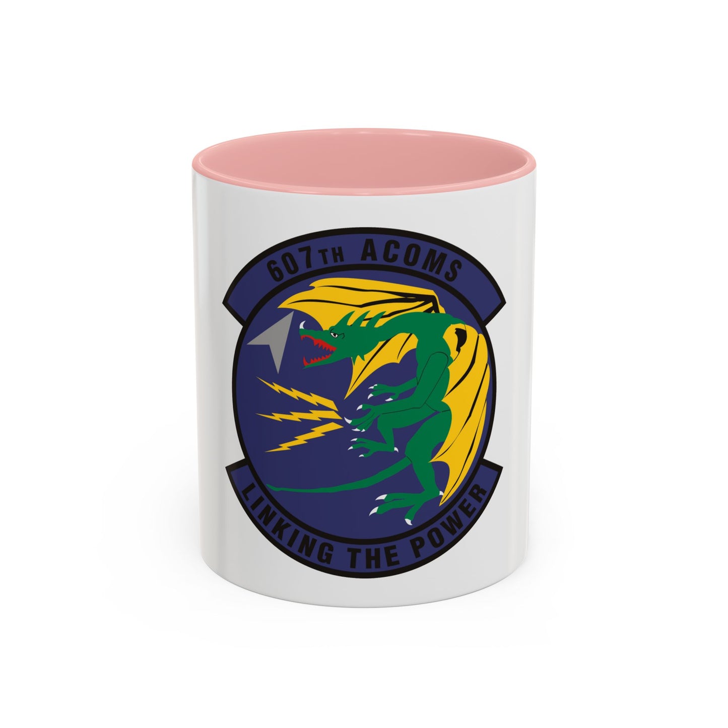 607th Air Communications Squadron (U.S. Air Force) Accent Coffee Mug
