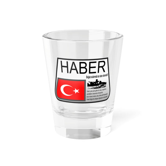 Turkce-Gazete (Turkey) Shot Glass 1.5oz