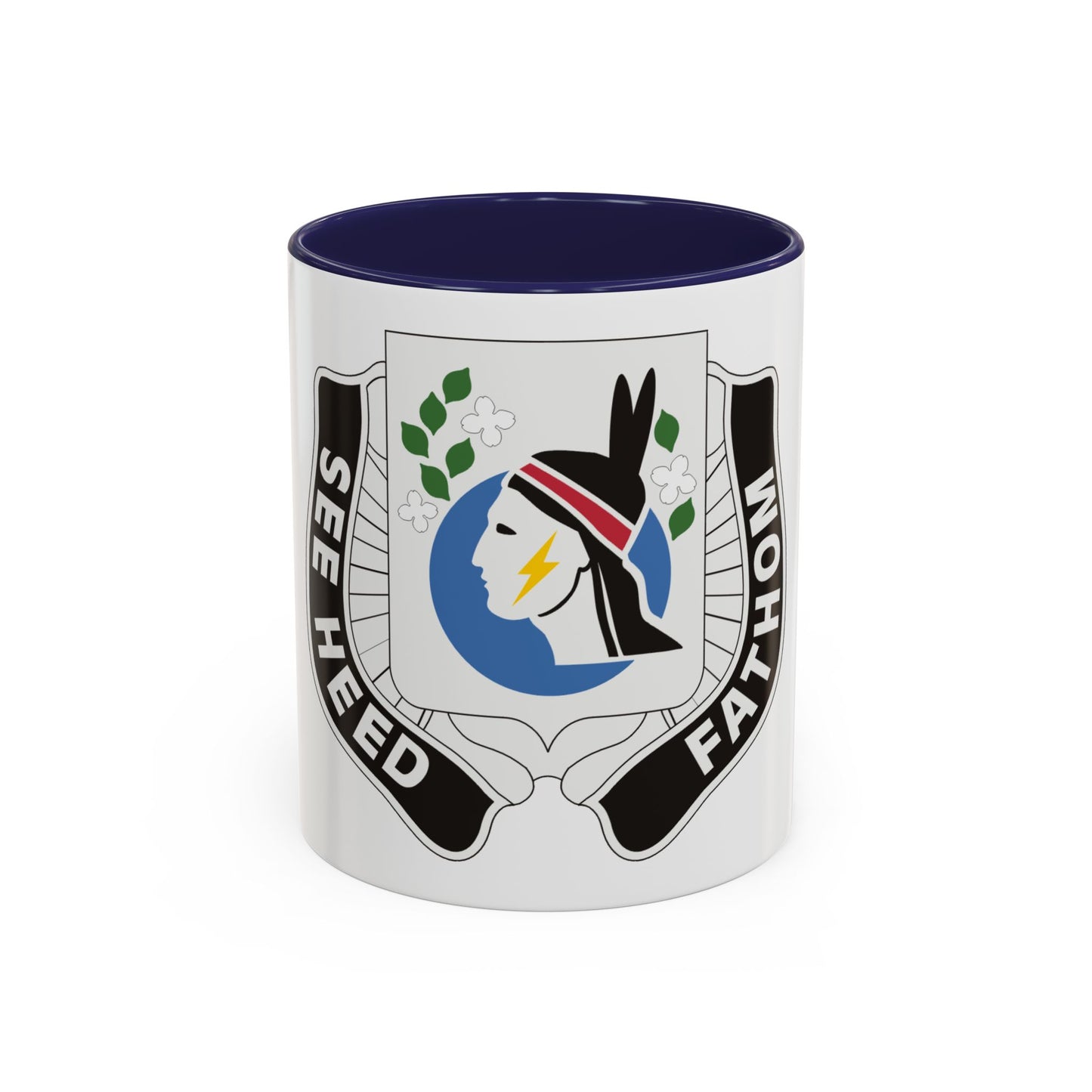 635 Military Intelligence Battalion (U.S. Army) Accent Coffee Mug