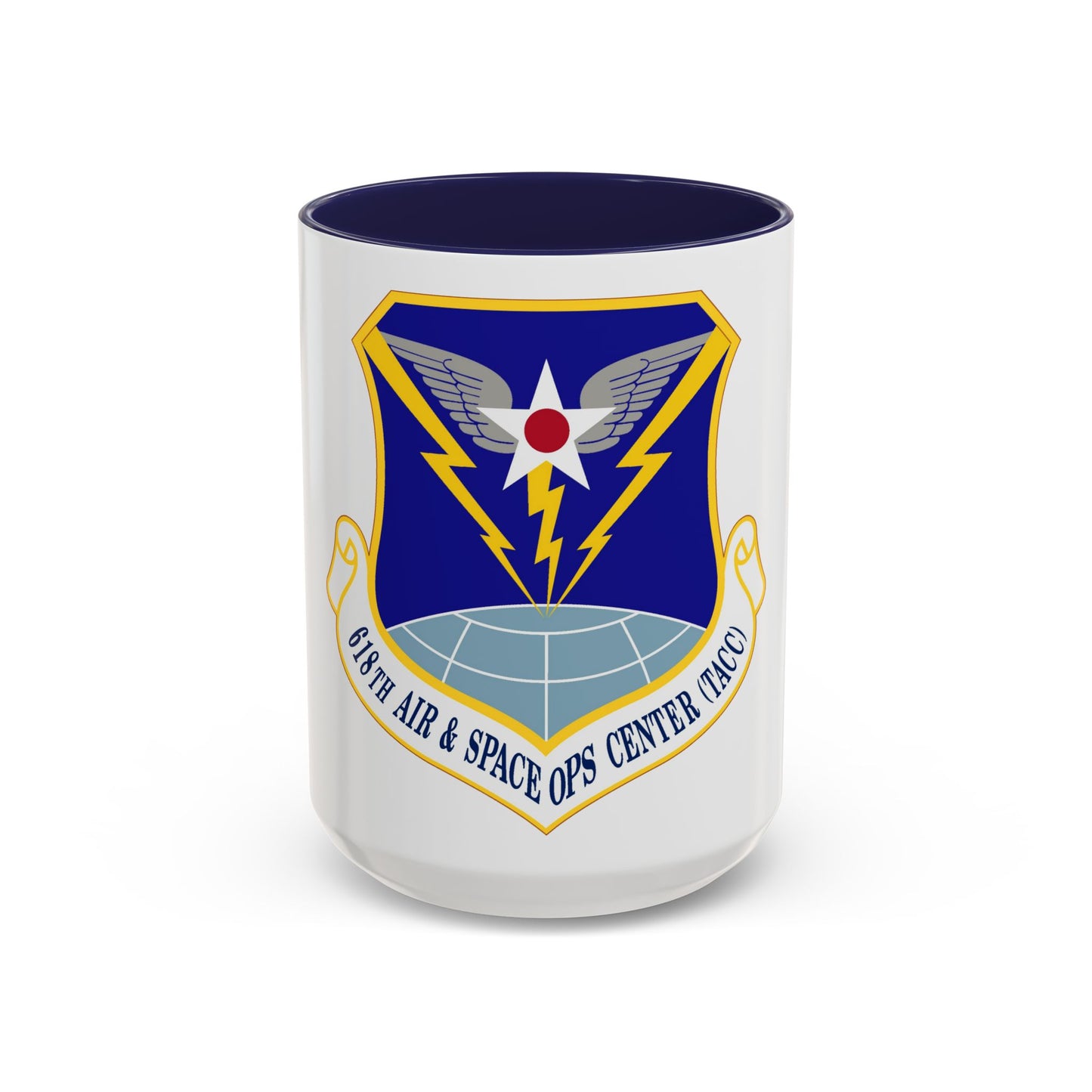 618 Air Operations Center AMC (U.S. Air Force) Accent Coffee Mug
