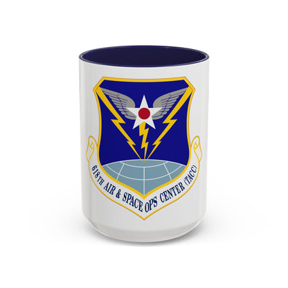 618 Air Operations Center AMC (U.S. Air Force) Accent Coffee Mug