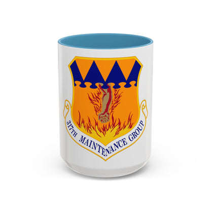 317 Maintenance Group AMC (U.S. Air Force) Accent Coffee Mug