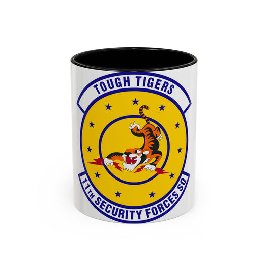 11 Security Forces Squadron USAF (U.S. Air Force) Accent Coffee Mug