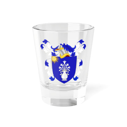 Coat of Arms of John Adolphus Bernard Dahlgren (United States) (Coat of Arms) Shot Glass 1.5oz