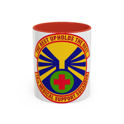 10th Medical Support Squadron (U.S. Air Force) Accent Coffee Mug