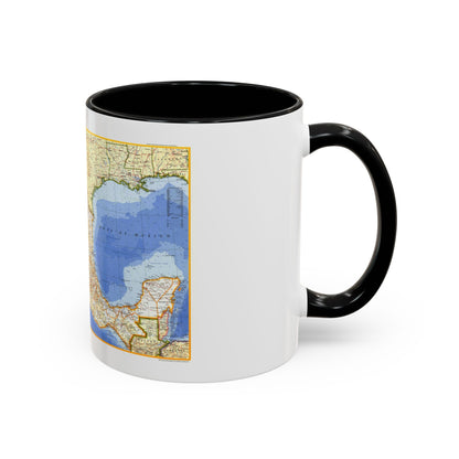 Central America - Mexico (1973) (Map) Accent Coffee Mug