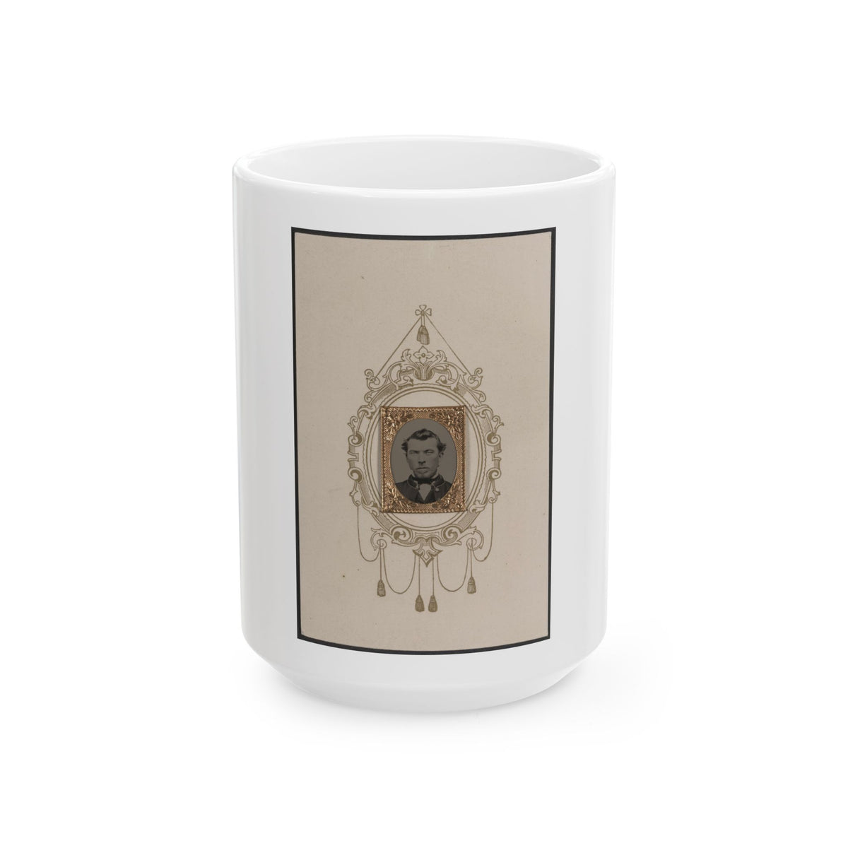 Unidentified Man 004 (U.S. Civil War) White Coffee Mug