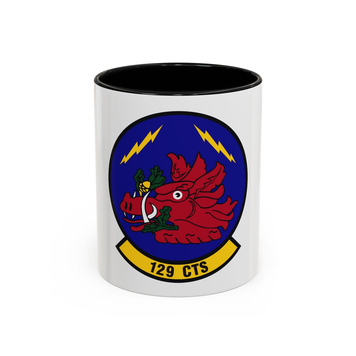 129th Combat Training Squadron (U.S. Air Force) Accent Coffee Mug