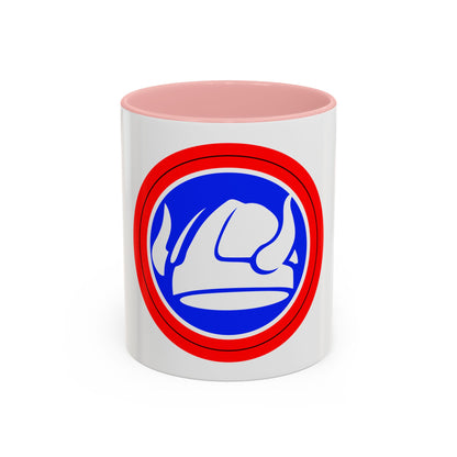47th Division Shoulder Patch (U.S. Army) Accent Coffee Mug