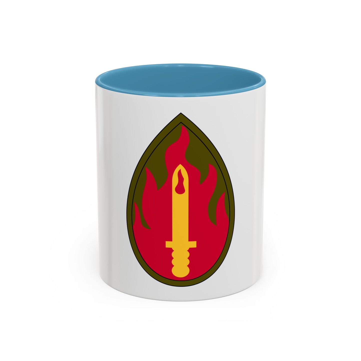 63rd Infantry Division SSI (U.S. Army) Accent Coffee Mug