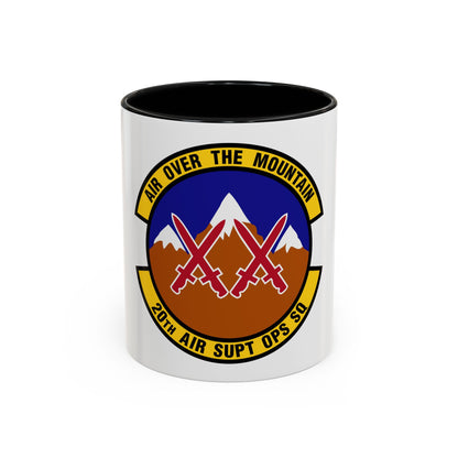 20 Air Support Operations Squadron ACC (U.S. Air Force) Accent Coffee Mug