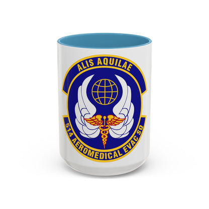 514th Aeromedical Evacuation Squadron (U.S. Air Force) Accent Coffee Mug