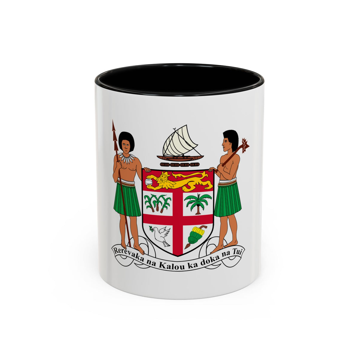 Coat of arms of Fiji - Accent Coffee Mug