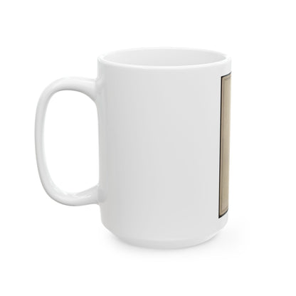 Anson Rider, Junior, Bust Portrait, Facing Slightly Left (U.S. Civil War) White Coffee Mug