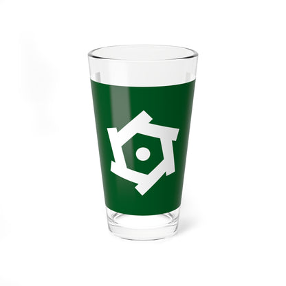 Flag of Mugegawa Gifu 1966-2005 (Japan) Pint Glass 16oz