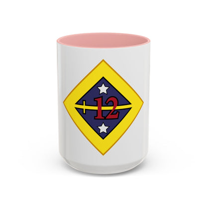 12th US division Insignia (U.S. Army) Accent Coffee Mug