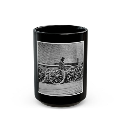Rocketts, Richmond, Va. Confederate Brass Mountain Howitzers (U.S. Civil War) Black Coffee Mug