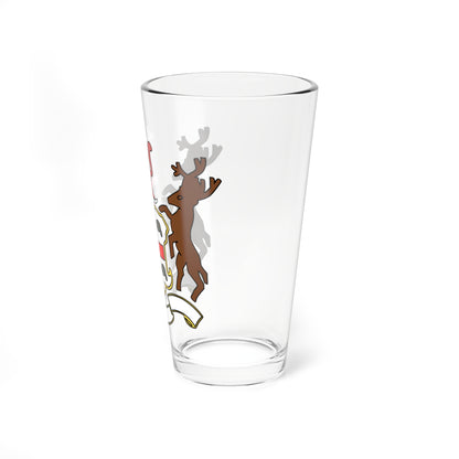 HudsonsBayCoatOfArms (Canada) (Coat of Arms) Pint Glass 16oz
