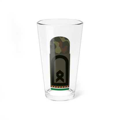 HA OS5 33a Oberfähnrich d.R. PzGren (Military Rank) Pint Glass 16oz