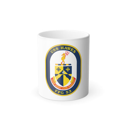 USS Hawes FFG 53 (U.S. Navy) Color Changing Mug 11oz