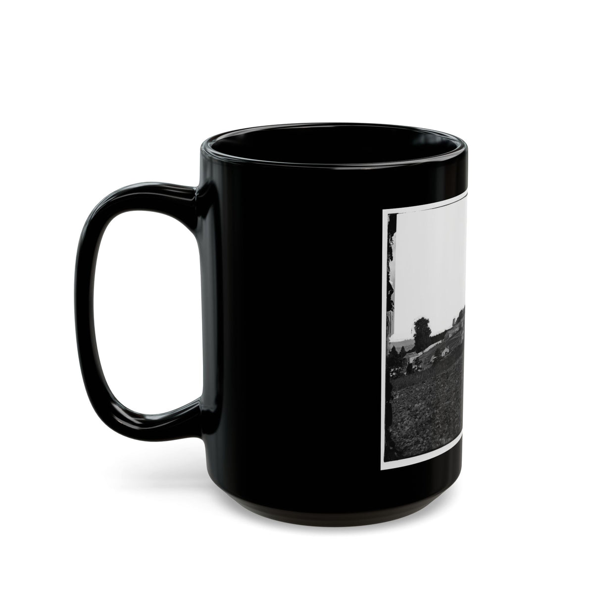 Washington, D.C. General View Of Harewood Hospital, On Farm Of W. W. Corcoran, 7th Street Road Near Soldiers' Home (U.S. Civil War) Black Coffee Mug