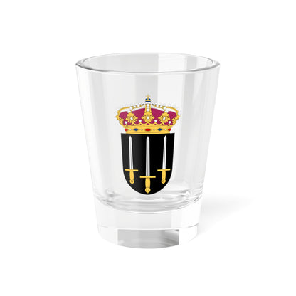 HMS Tirfing vapen (Sweden) (Coat of Arms) Shot Glass 1.5oz