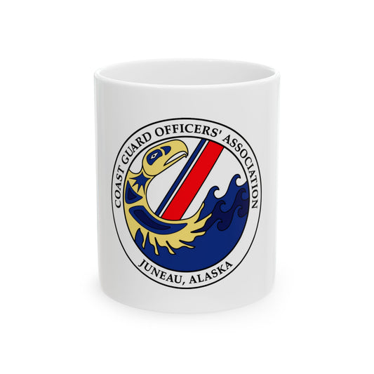 USCG Officers (U.S. Coast Guard) White Coffee Mug