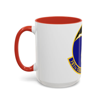 707th Communications Squadron (U.S. Air Force) Accent Coffee Mug