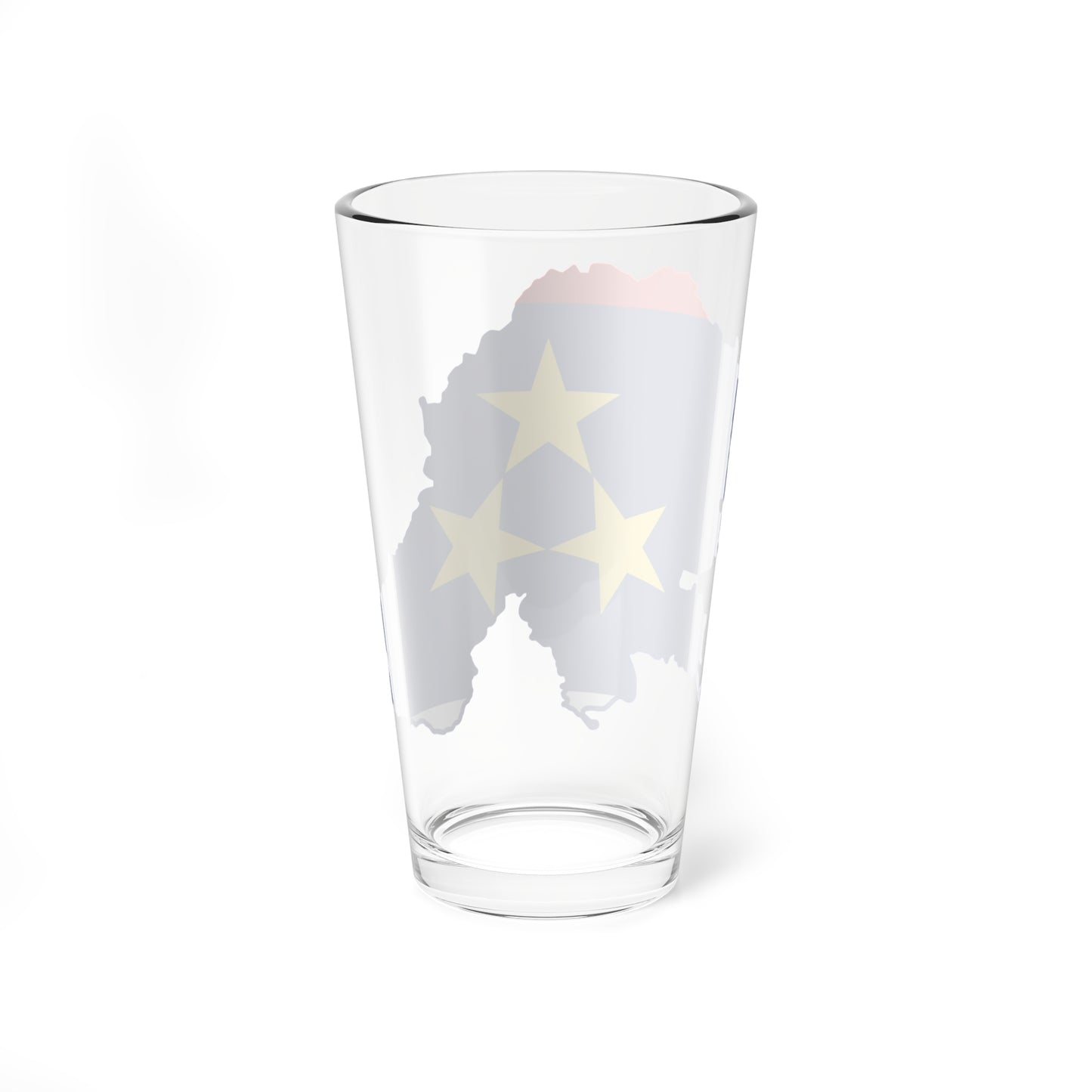 Flag-map of Vojvodina (Serbia) Pint Glass 16oz