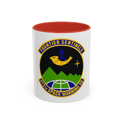 213th Space Warning Squadron (U.S. Air Force) Accent Coffee Mug