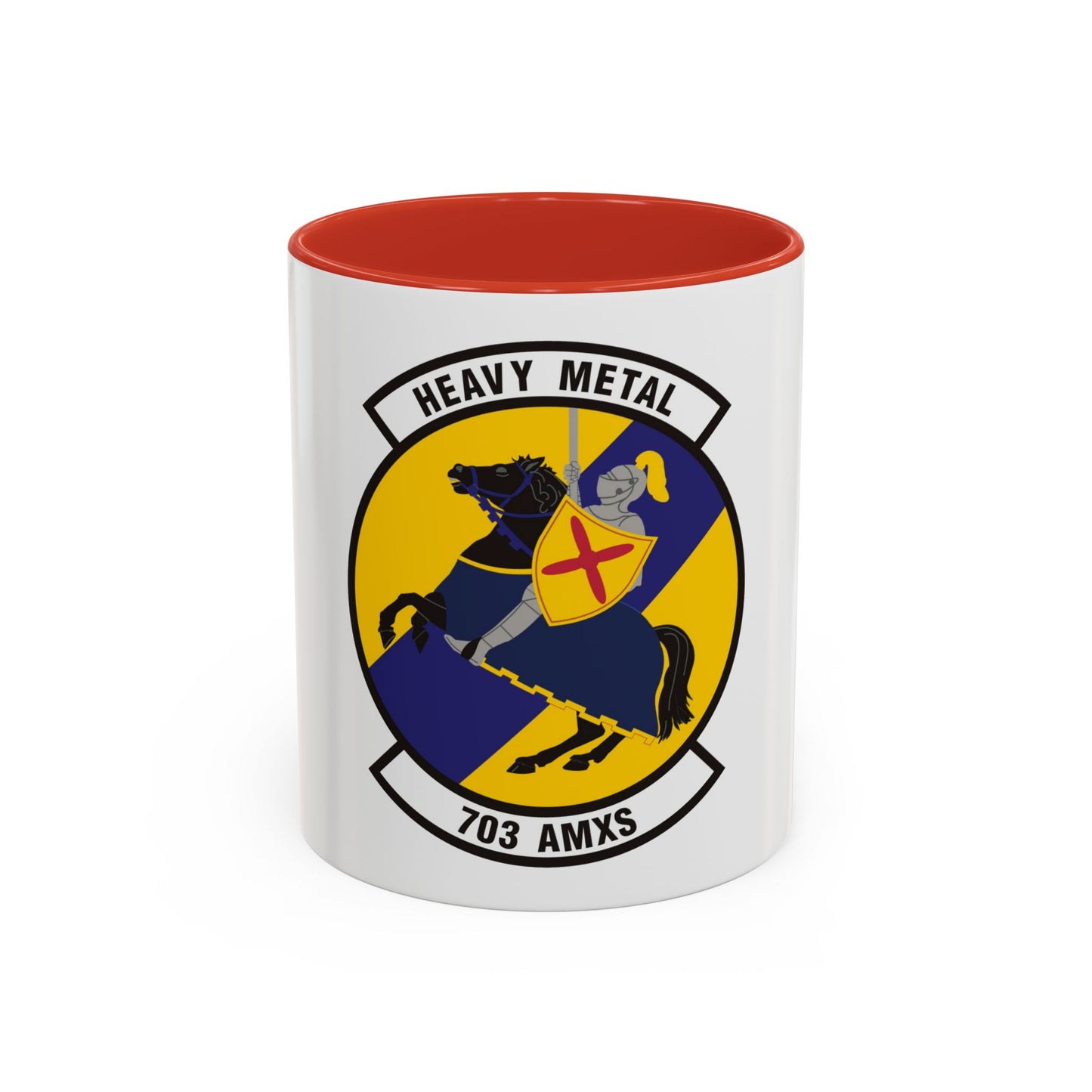 703d Aircraft Maintenance Squadron (U.S. Air Force) Accent Coffee Mug