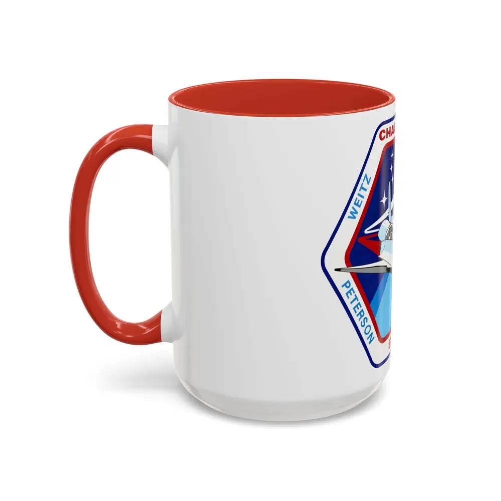 STS 6 (NASA) Accent Coffee Mug-Go Mug Yourself