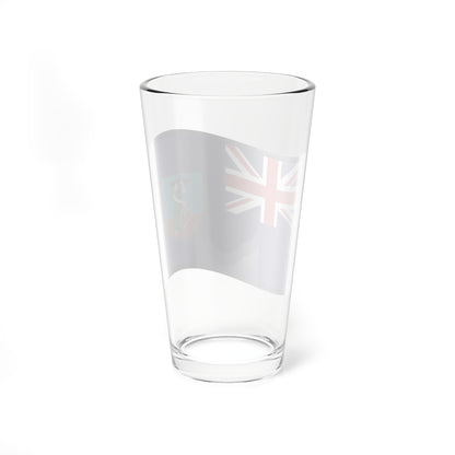 Nuvola Montserratian flag (United Kingdom) Pint Glass 16oz