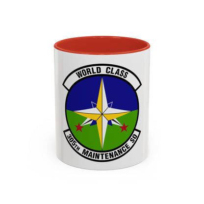 305 Maintenance Squadron AMC (U.S. Air Force) Accent Coffee Mug