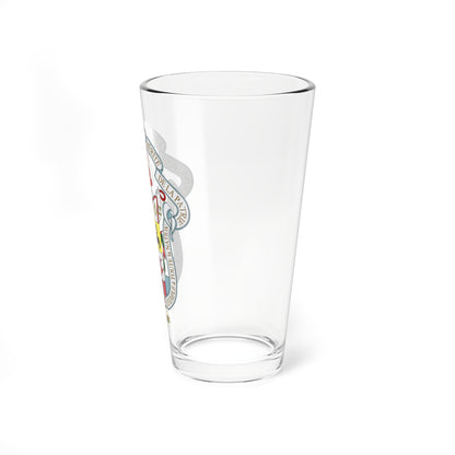 Grandes Armes de la Ville de Dunkerque2 (France) (Coat of Arms) Pint Glass 16oz