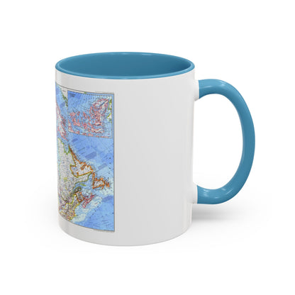 Canada (1972) (Map) Accent Coffee Mug