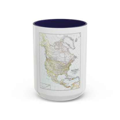 North America (1942) (Map) Accent Coffee Mug