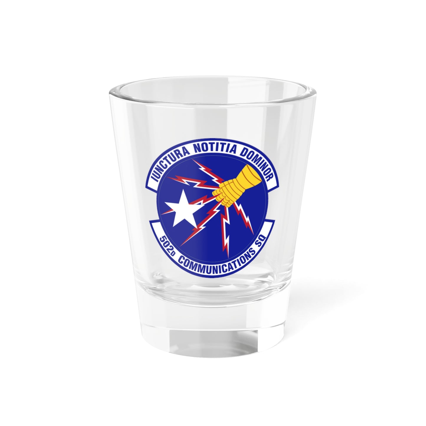 502d Communications Squadron (U.S. Air Force) Shot Glass 1.5oz