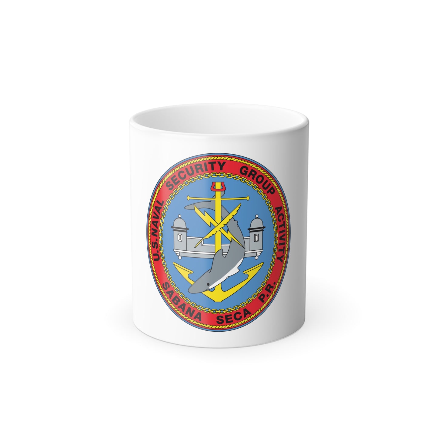 US Naval Security Group Activity Sabana Seca PR (U.S. Navy) Color Changing Mug 11oz