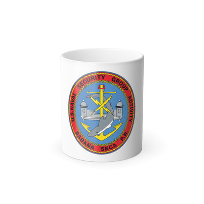 US Naval Security Group Activity Sabana Seca PR (U.S. Navy) Color Changing Mug 11oz