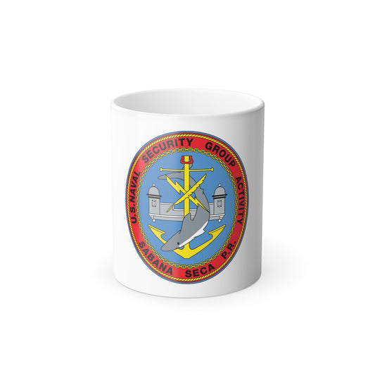 US Naval Security Group Activity Sabana Seca PR (U.S. Navy) Color Changing Mug 11oz