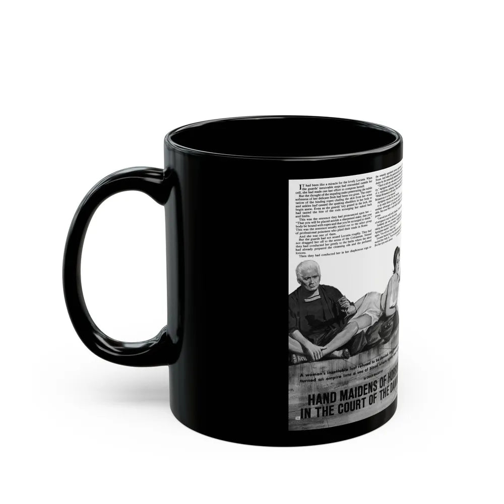 Hand Maidens of Horror in the Court of the Damned, World of Men - Black Coffee Mug-Go Mug Yourself