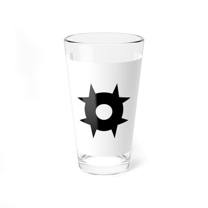 Flag of Ikawa Akita (Japan) Pint Glass 16oz