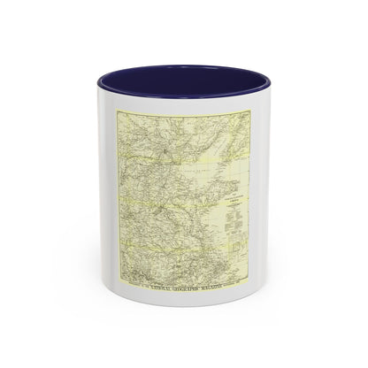 China, North Eastern (1900) (Map) Accent Coffee Mug