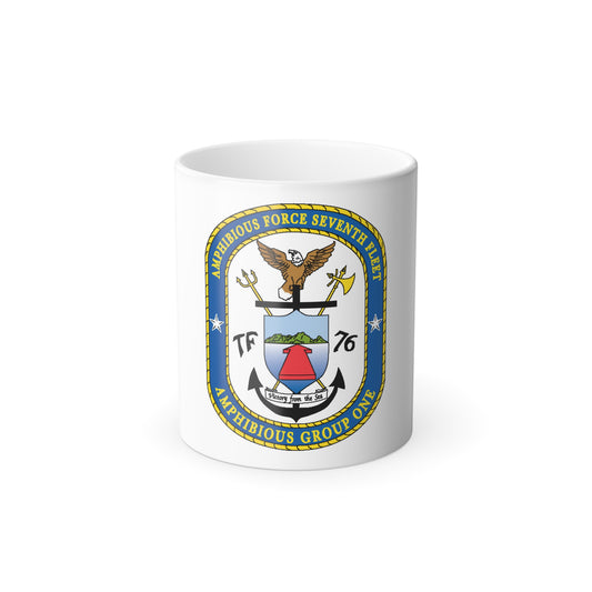 7th Fleet Amphibious Force (U.S. Navy) Color Changing Mug 11oz